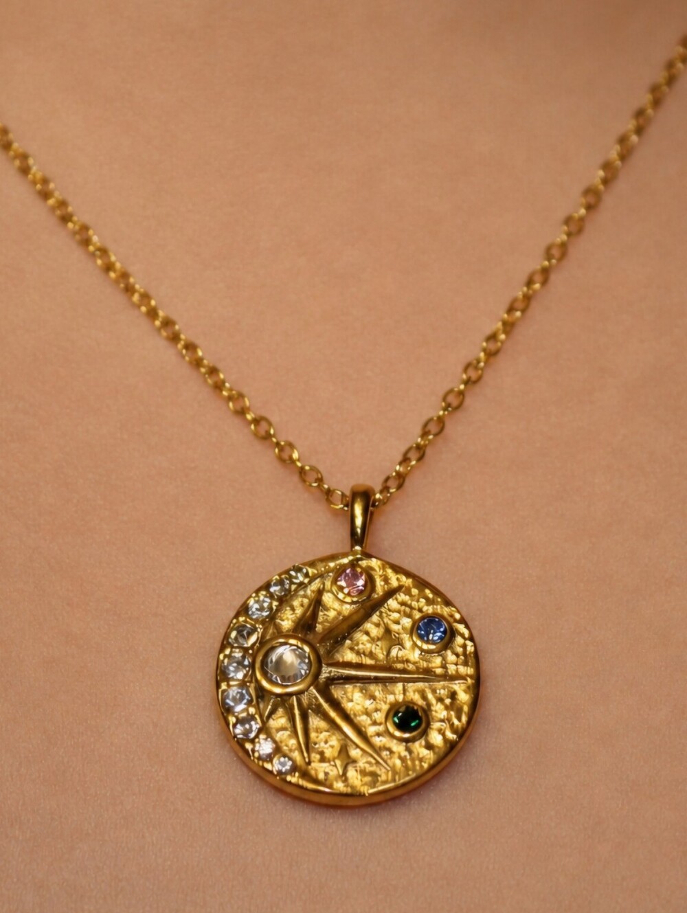 Starlit Compass Necklace